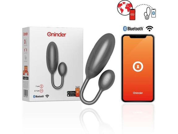 ONINDER Vibracijski JajČek Denver Black App