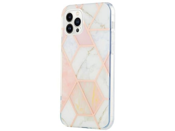 CHAMELEON ovitek za gumiran TPU Apple iPhone 16 Pro Max, pink marble