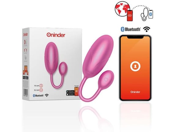 ONINDER Vibracijski JajČek Tokyo Pink App