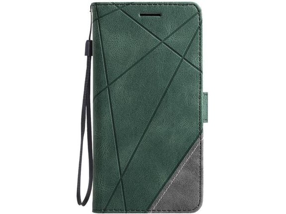 CHAMELEON preklopna torbica za Apple iPhone 16 Pro, zelena, WLGO-Lines