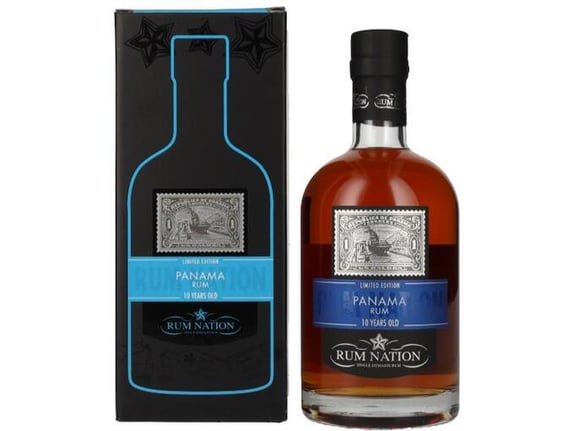 RUM NATION rum Panama 10yo + GB 0,7 l607118
