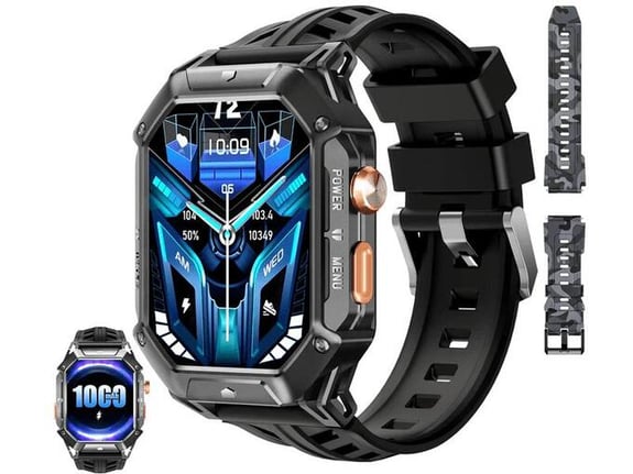 OUKITEL pametna ura BT80, siva