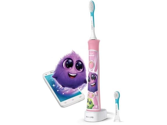 PHILIPS Sonicare električna zobna ščetka za otroke (HX6352/42) roza