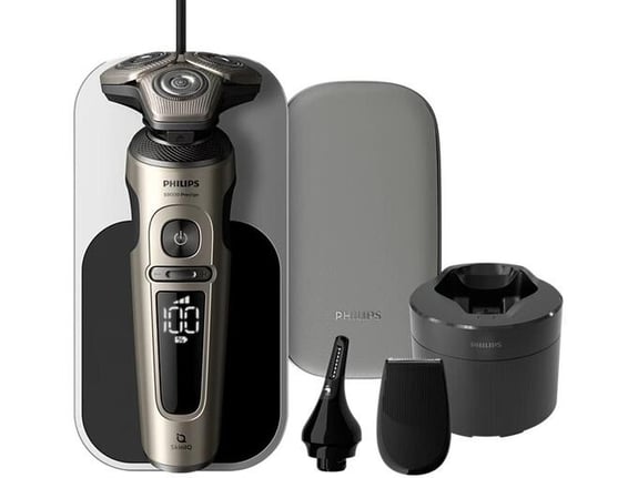 PHILIPS S9000 Prestige električni brivnik za mokro in suho britje s SkinIQ (SP9883/36)