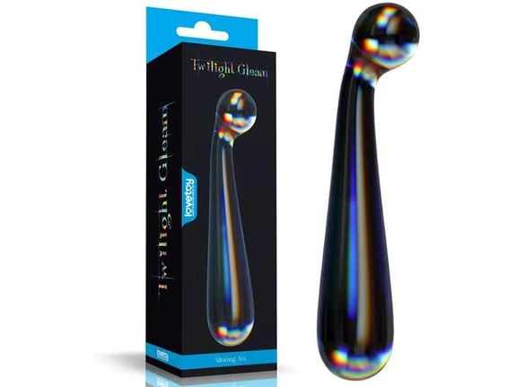 LOVETOY Stekleni Dildo Twilight Gleam Alluring Arc