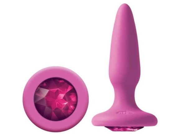 NEW SENSATIONS NOVELTIES Analni Čep Glams Mini Pink Gem