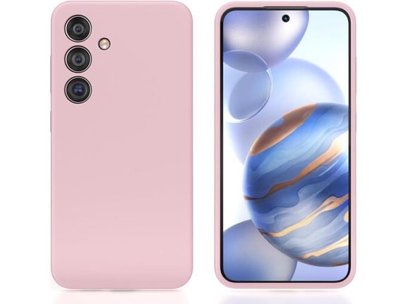 ONASI silikonski ovitek za Samsung Galaxy A16, mat tekoča roza