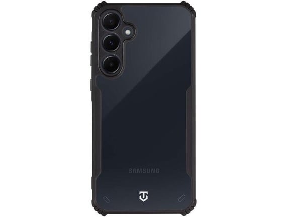 TACTICAL silikonski ovitek Quantum za Samsung Galaxy A55, prozorno črna