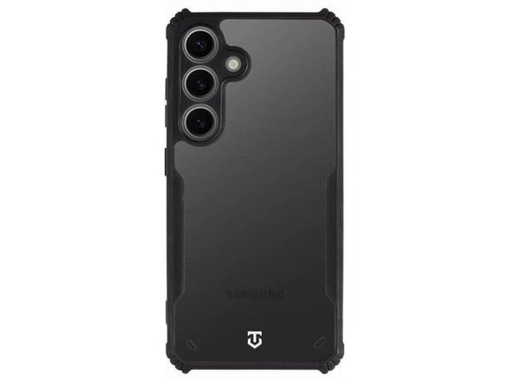 TACTICAL silikonski ovitek Quantum za Samsung Galaxy S24 5G, prozorno-črna