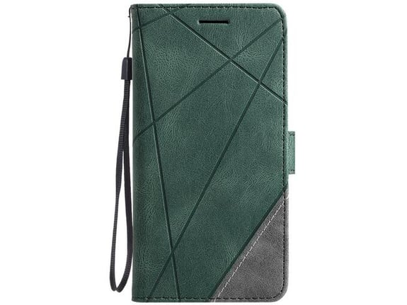 Chameleon Xiaomi Redmi 14C - Preklopna torbica (WLGO-Lines) - zelena