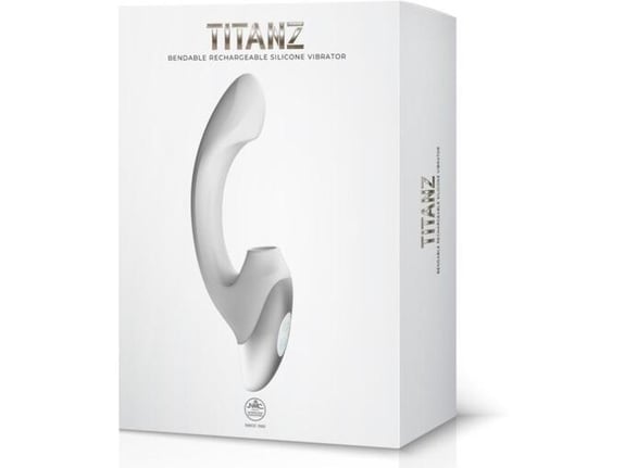 NMC TITANZ Vibrator Rabbit Titanz 8 Ivory White