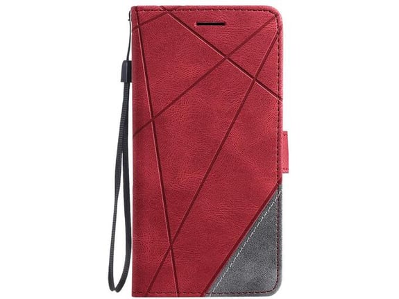 Chameleon Xiaomi Redmi 14C - Preklopna torbica (WLGO-Lines) - rdeča