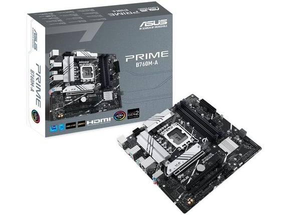ASUS matična plošča PRIME B760M-A-CSM, LGA1700, mATX, DDR5, 90MB1EK0-M1EAYC