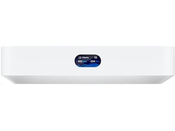 UBIQUITI usmerjevalnik UniFi Cloud Gateway UCG-ULTRA-EU, 4-port + polnilec, LAN kabel