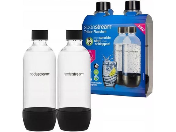 SODASTREAM Duo Pack 2x 1 literska BPA plasteka črna