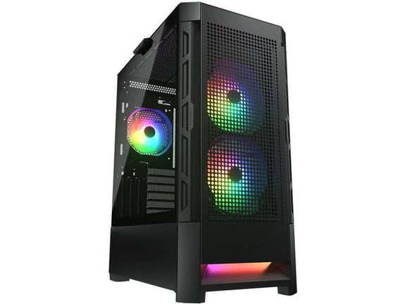COUGAR ohišje za namizni računalnik Airface RGB, Mid Tower, CGR-5ZD1B-AIR-RGB