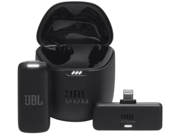 JBL mikrofon Quantum Stream Wireless, Lightning, črna