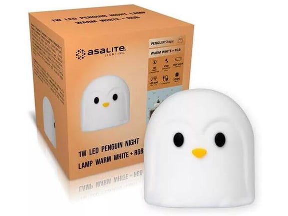 ASALITE LED nočna svetilka Pingvin 1W, ASAL0306