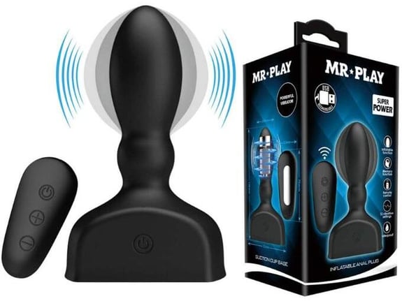 MR PLAY Vibracijski Analni Čep Mr. Play Inflatable