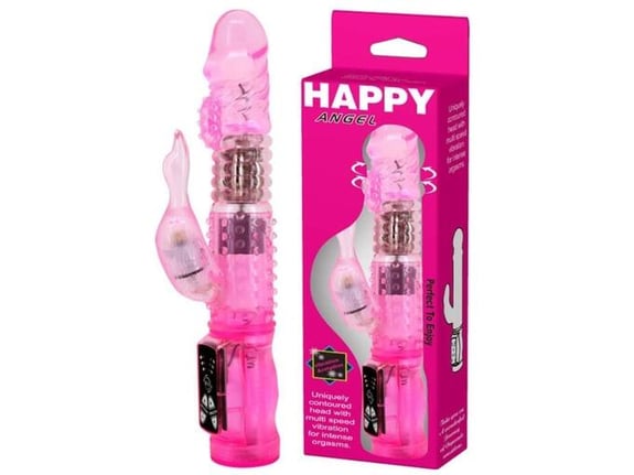 BAILE Vibrator Rabbit Happy Angel Pink
