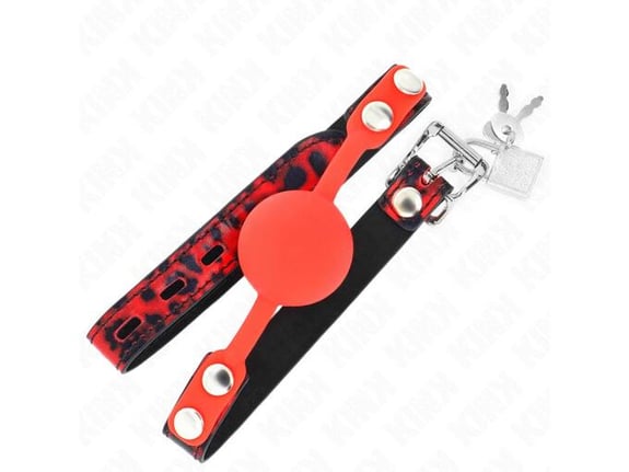 KINK Gag Silicone Ball Model 2 Red (4 Cm)