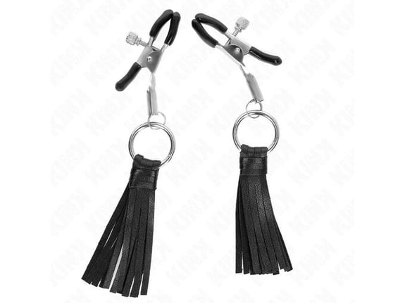 KINK ŠČipalke Za BradaviČke Leatherette Tassel Black