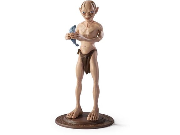 NOBLE COLLECTION bendyfig lord of the rings gollum figurica