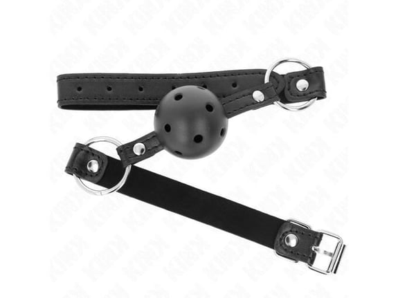 KINK Gag Hollow Hard Black (4,5 Cm)