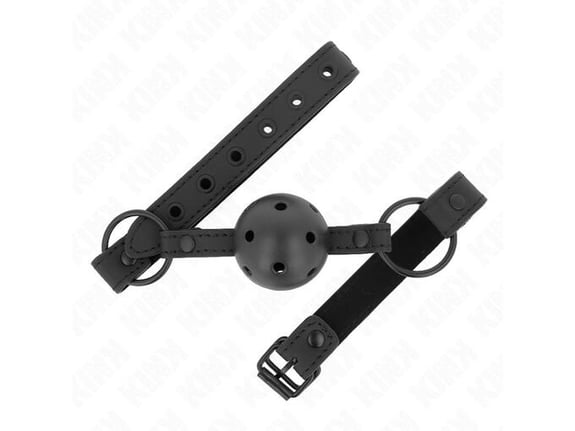 KINK Gag Neoprene Ball Black (4,5 Cm)