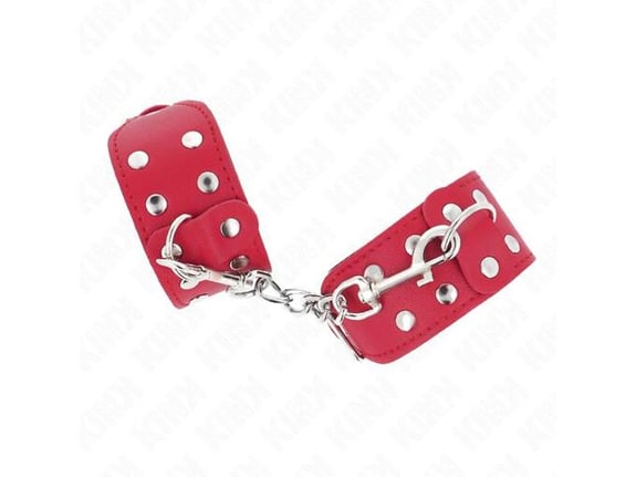 KINK Okovi Za Zapestje With Double Line Red