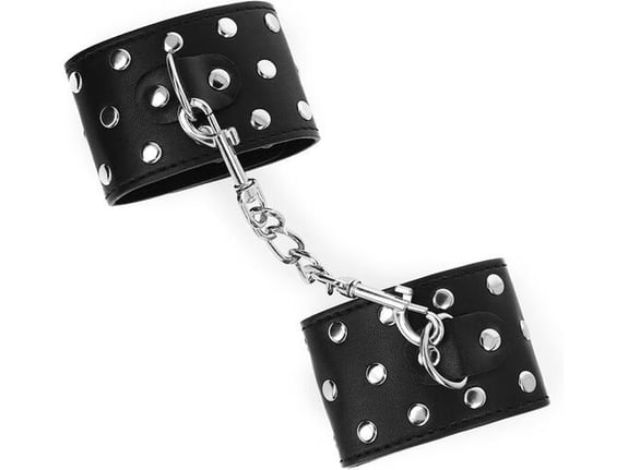 KINK Okovi Za Zapestje With Snap Fasten Black