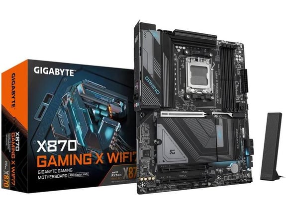 GIGABYTE matična plošča X870 GAMING X WIFI7, AM5, ATX, WiFi 7, Bluetooth X870 GAMING X WIFI7