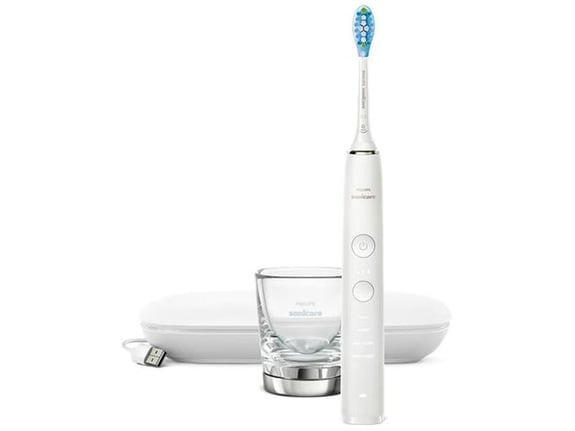 PHILIPS Sonicare DiamondClean 9000 sonična električna zobna ščetka z aplikacijo bela (HX9911/27)