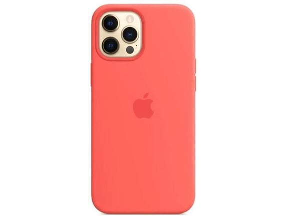 APPLE ovitek za silikonski MagSafe iPhone 12 Pro Max, pink citrus