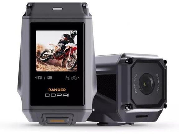 QUER kamera športna-kolesarska DDPAI Ranger, 4K, Wi-Fi, 1,3-palčni LCD, črna