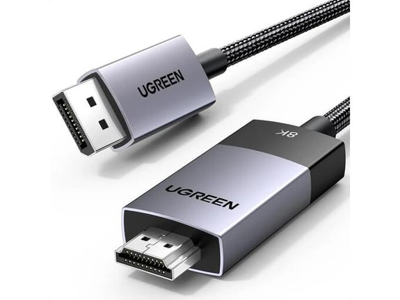 UGREEN DisplayPort kabel 2 m, 8K 60Hz, 80397