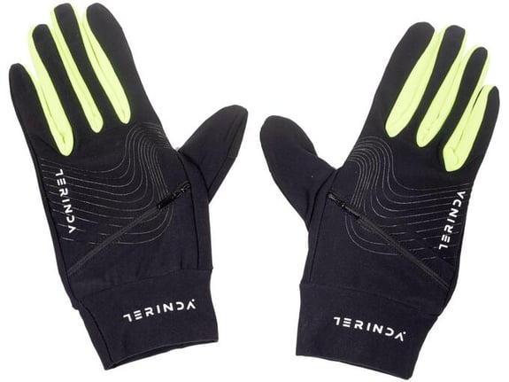 TERINDA rokavice za tek - black, xl (21 - 22 cm)