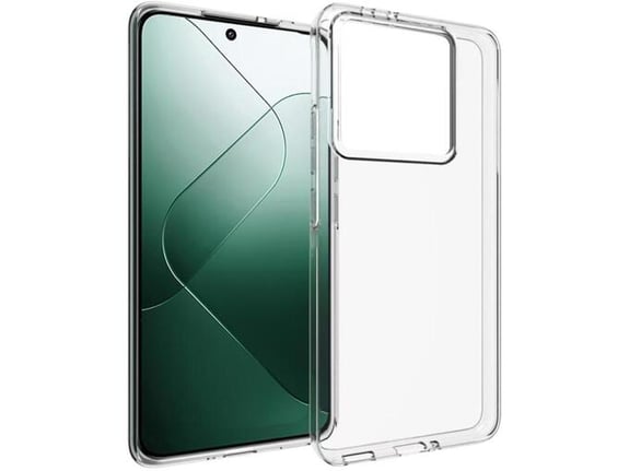 CHAMELEON ovitek za gumiran TPU Xiaomi 14T, prozoren svetleč