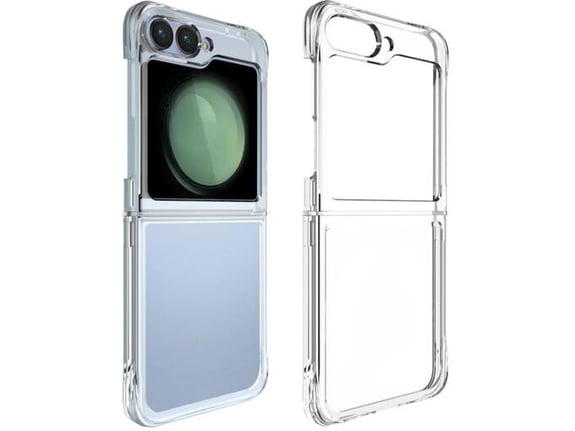 CHAMELEON ovitek za gumiran Samsung Galaxy Z Flip 6 5G, prozoren svetleč