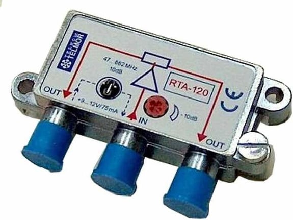 CABLETECH satelitski delilnik 2-vejni F 5-862 MHz, RSE-823A-AMP/10DB