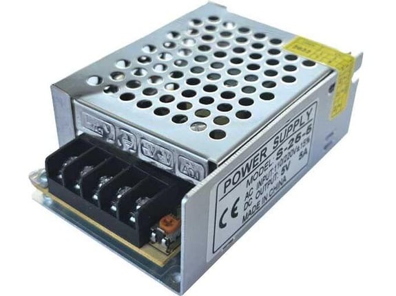 WELL napajalnik IP20, 5V - 5A - 25W, LED-PSUP-IND-05025