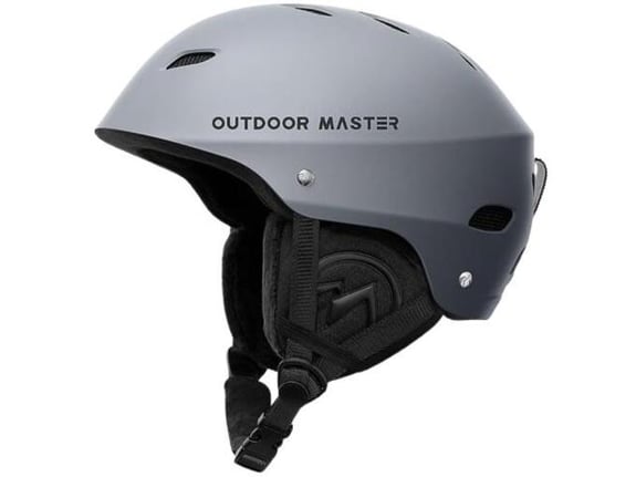 OUTDOOR MASTER smučarska čelada Kelvin, XL, siva,  803448 6972863197620-ONE