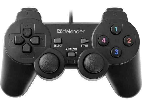 DEFENDER Omega (64247) USB vibracijski žični igralni plošček Dinput za PC