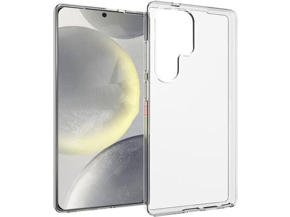 CHAMELEON ovitek za gumiran TPU Samsung Galaxy S25 Ultra, prozoren svetleč