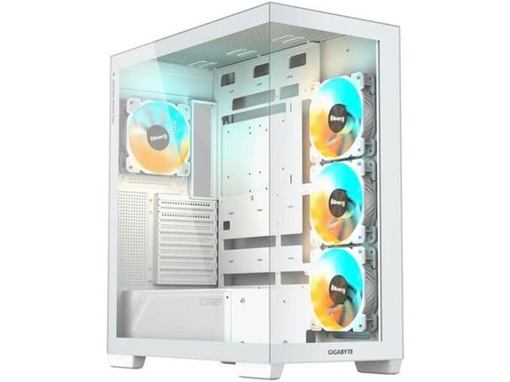GIGABYTE ohišje za namizni računalnik C500 Panoramic Stealth Ice, Mid Tower, GB-C500PI ST