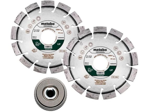 METABO diamantna rezalna plošča, 115 mm, 628581000, 2 kos