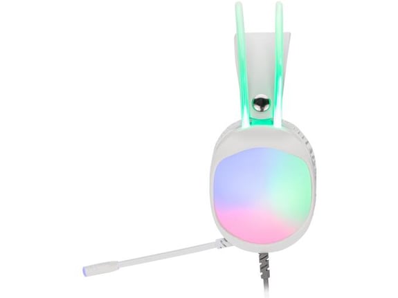 MARVO naglavne žične gaming slušalke z mikrofonom HG8959, bela