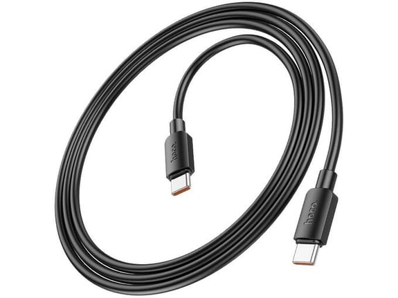 HOCO podatkovni polnilni kabel X96 Type C na Type C 1,m 100W 5A - črn