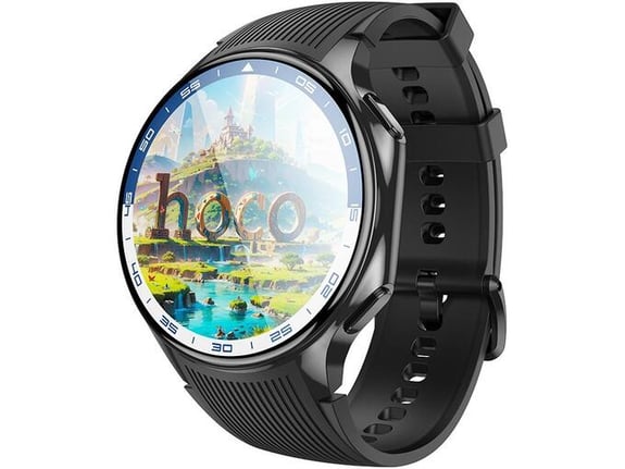 HOCO pametna športna ura Y24 Amoled ekran, MP3, MP4 video (s funkcijo klicanja) - črna