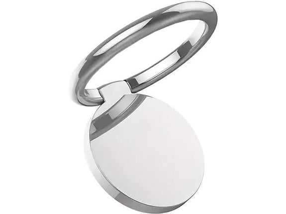 Chameleon Nosilec za telefon - univerzalno držalo RING-F za telefon na prst - srebrn